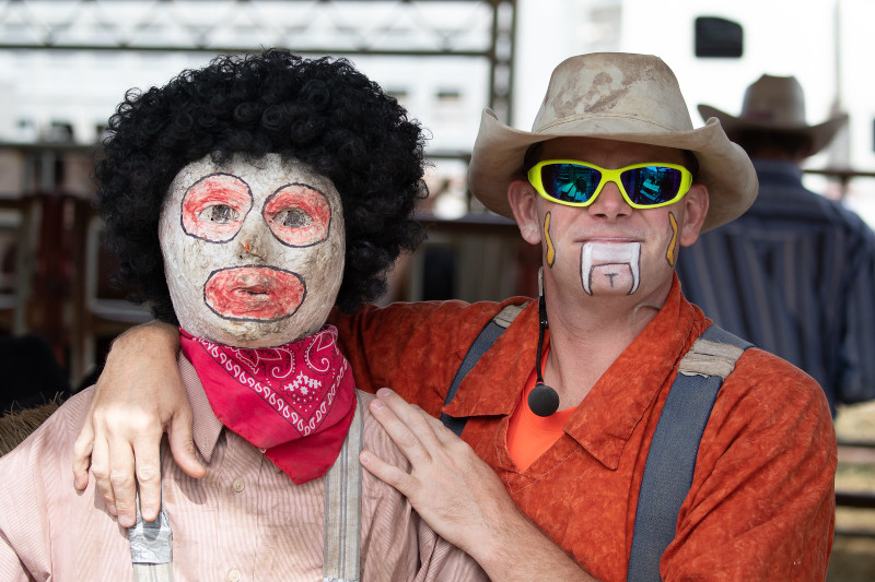 Clowning around at Nicola Valley Rodeo