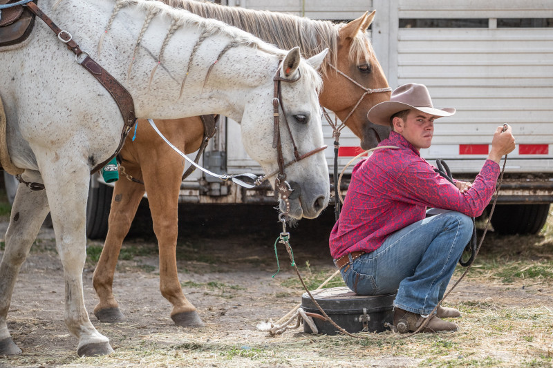 Taking a rest - Nicola Valley Rodeo